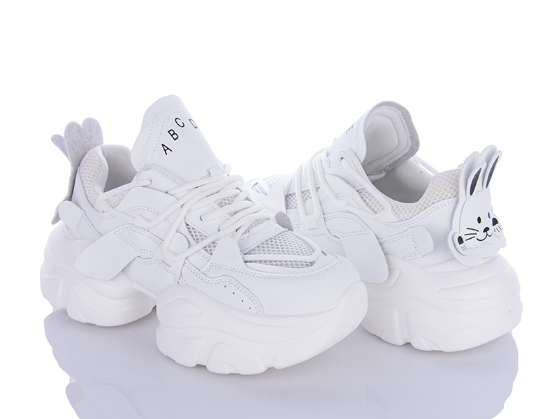 Кроссовки Violeta (36-40) 197-135 white (деми)