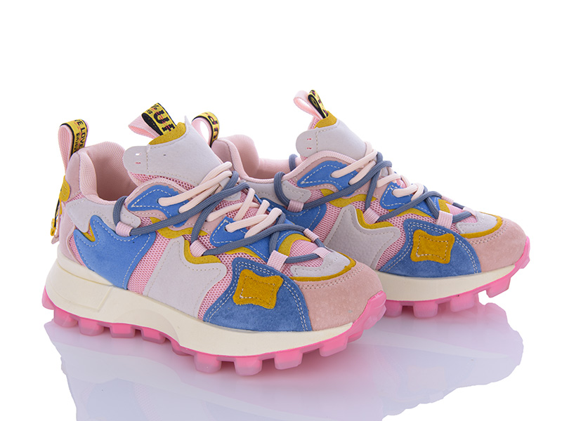 Кроссовки Violeta (36-40) 197-136 pink (деми)