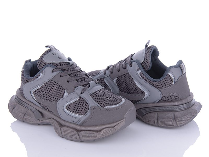 Кроссовки Violeta (36-41) 136-25 grey (деми)