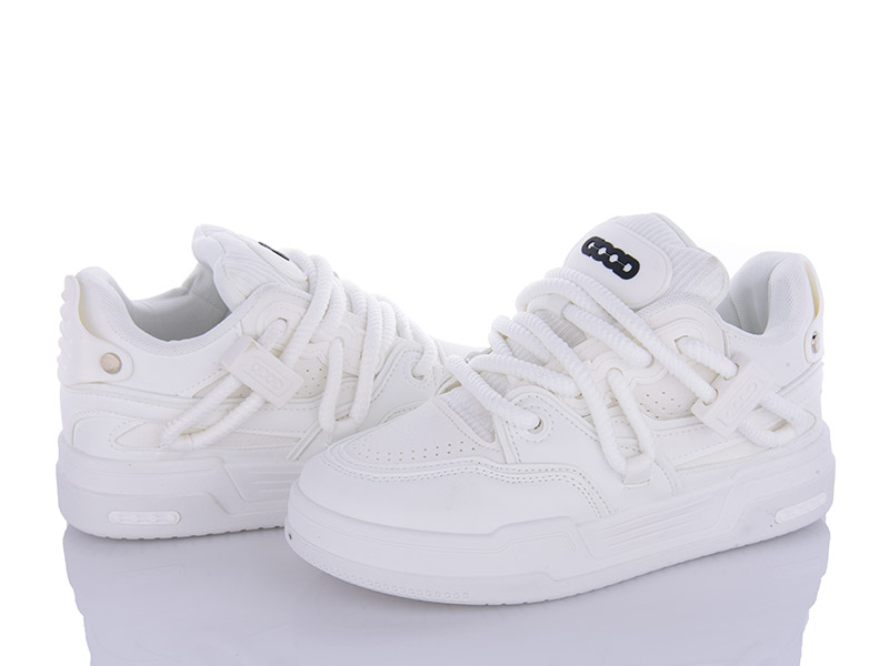 Кроссовки Violeta (36-41) 149-33 all white (деми)