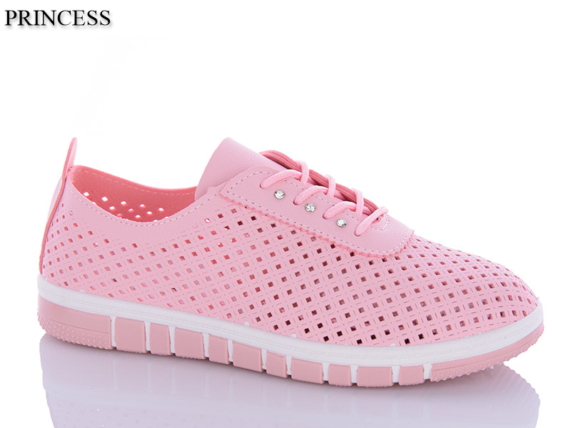 Кроссовки Princess (37-41) L88 pink (лето)