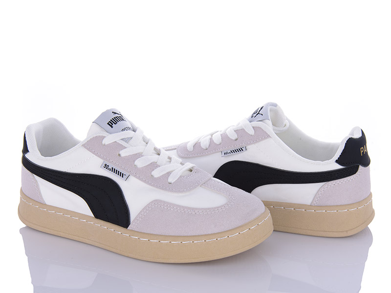 Кроссовки Violeta (36-40) 182-14 white-black (деми)