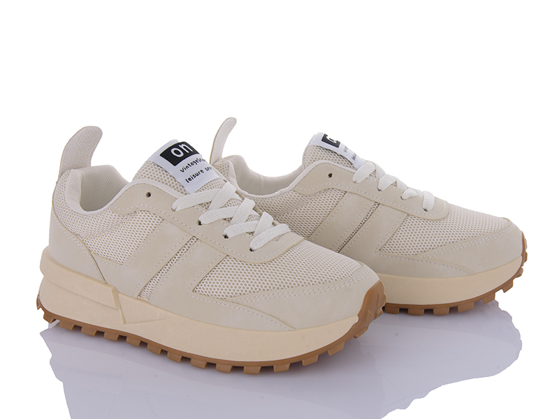 Кроссовки Violeta (36-41) 136-29 beige (деми)