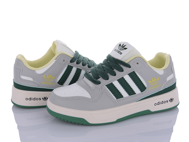 Кроссовки Violeta (36-41) HD16-182-37 grey-green (деми)
