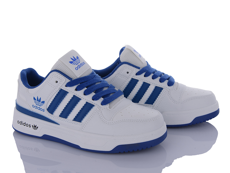 Кроссовки Violeta (36-41) HD16-182-37 white-blue (деми)