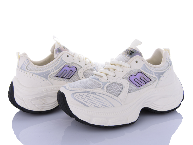 Кроссовки Violeta (36-40) 182-49 grey (деми)