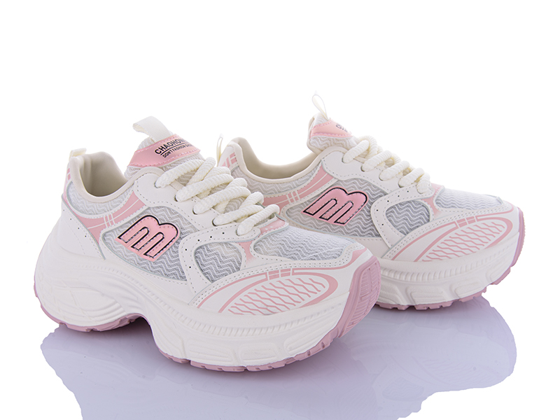 Кроссовки Violeta (36-40) 182-49 pink (деми)