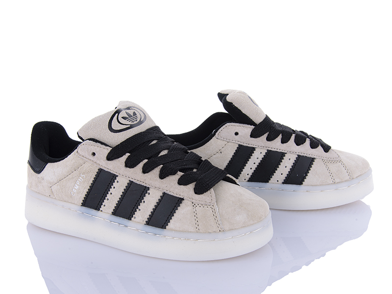 Кроссовки Violeta (36-41) HD50-1104 beige-black (деми)