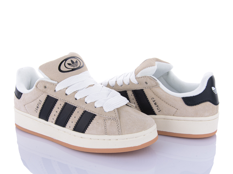 Кроссовки Violeta (36-41) HD50-1104 khaki-black (деми)