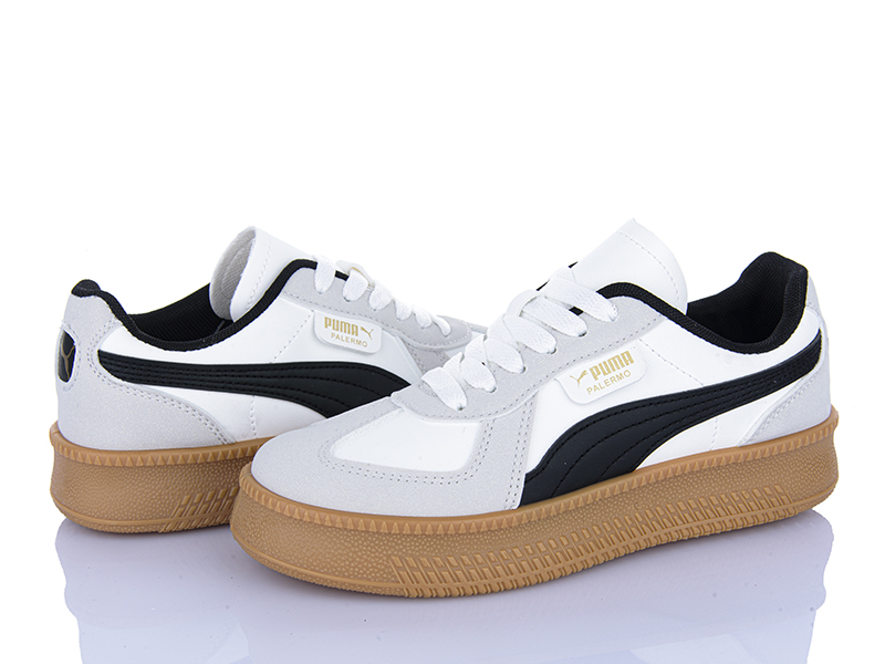 Кроссовки Violeta (36-41) HD71-149-67 white-black-grey (деми)