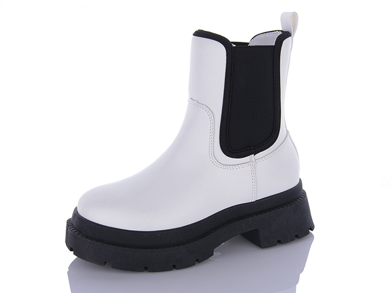 Ботинки QQ Shoes (36-41) JP28 white (деми)