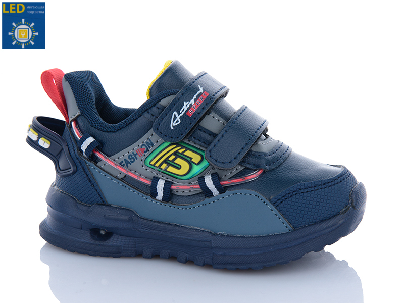 Кроссовки Xifa kids (22-27) 5776-1 LED (деми)