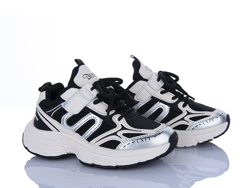 Кроссовки Clibee (32-37) ABC780 silver (деми)
