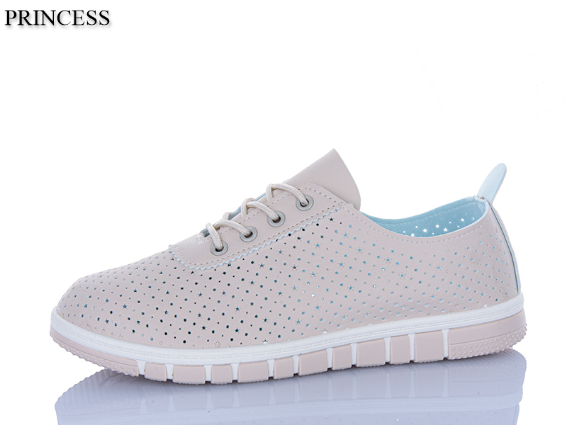 Кроссовки Princess (39-43) 66-6 батал (лето)