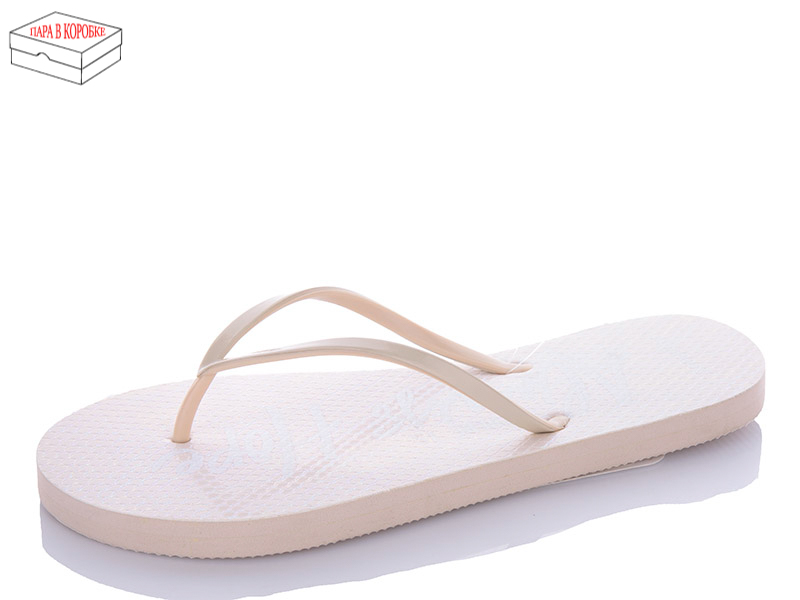Шлепанцы Restime (35-40) TWL22025 beige (лето)