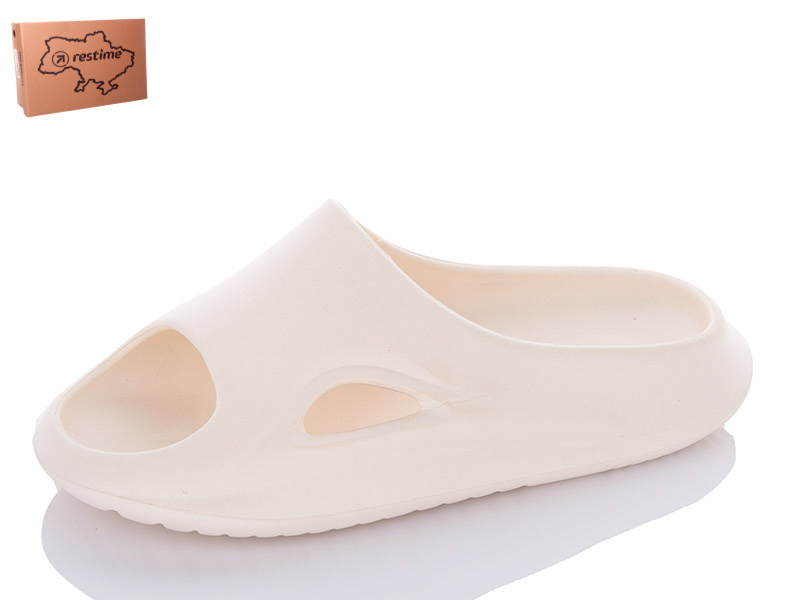 Шлепанцы Restime (37-41) TWL23125 l.beige (лето)