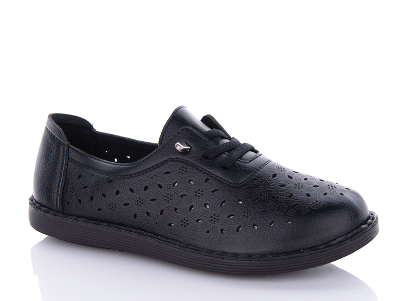 Туфли Maiguan (37-42) F13-1Ablack (лето)