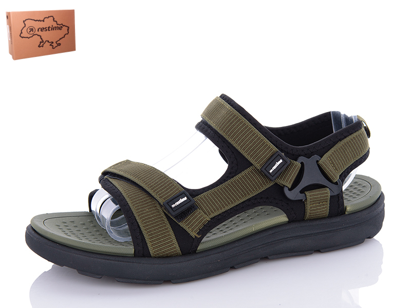 Сандалии Restime (42-46) MML24224 khaki (лето)