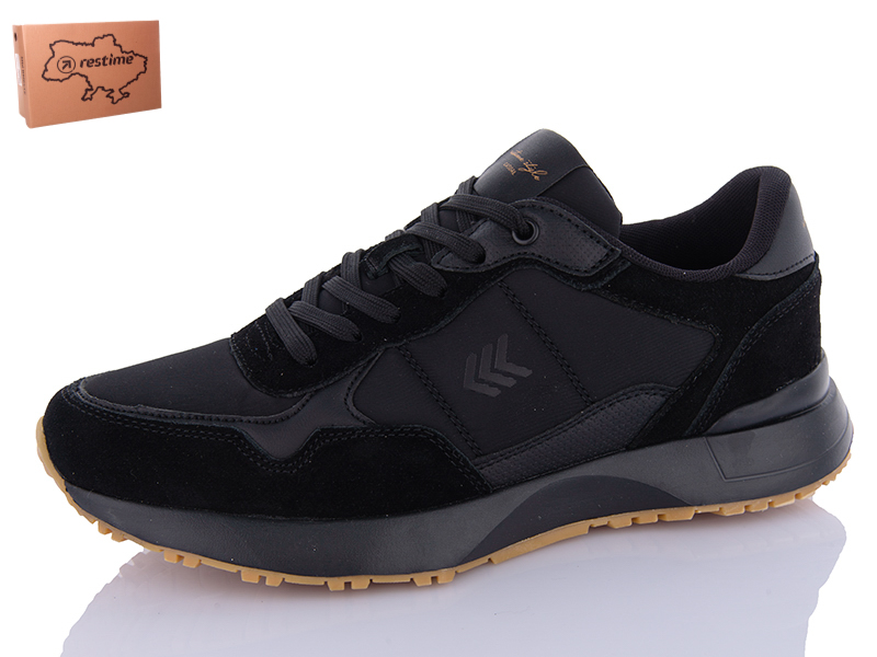 Кроссовки Restime (41-45) JMO24369 black (деми)