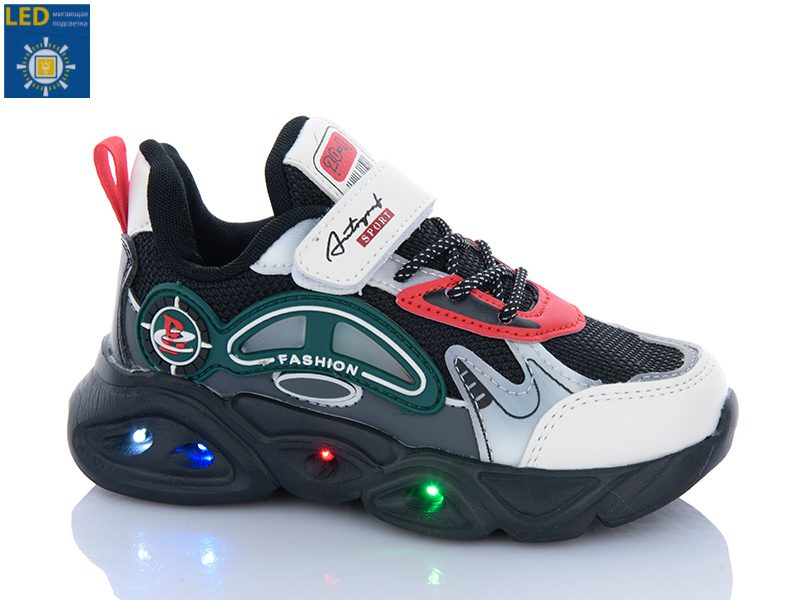 Кроссовки Xifa kids (27-32) 6073-2 LED (деми)