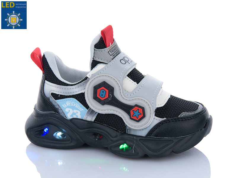 Кроссовки Xifa kids (27-32) 6079-2 LED (деми)