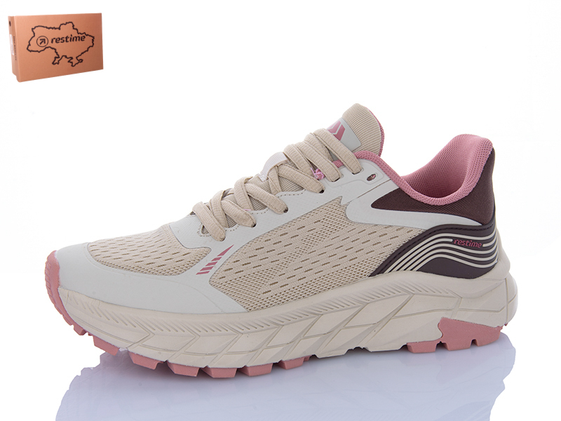 Кроссовки Restime (36-41) SWL25076 powder-crean (деми)
