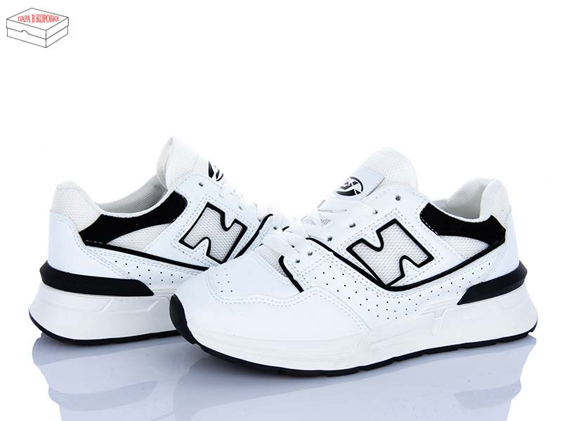 Кроссовки Ailaifa (36-41) MX803 white-black (деми)