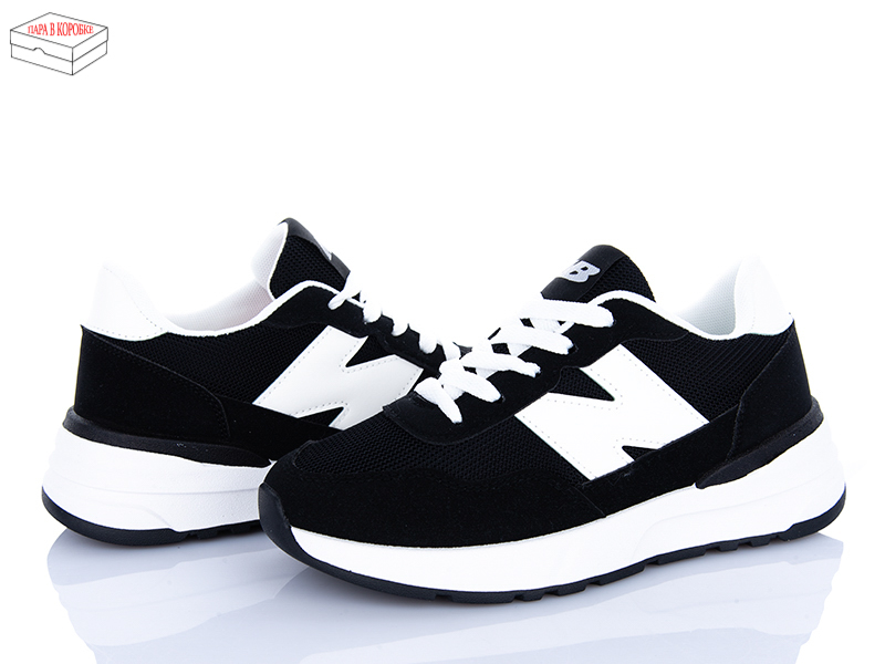 Кроссовки Ailaifa (36-41) N07 black (деми)