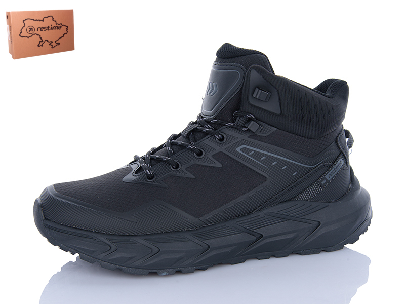 Кроссовки Restime (40-45) EMZ25698 black (деми)