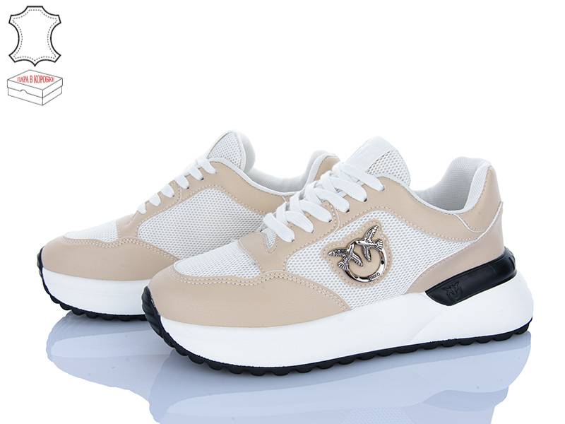 Кроссовки Ailaifa (36-41) AF05 apricot (деми)