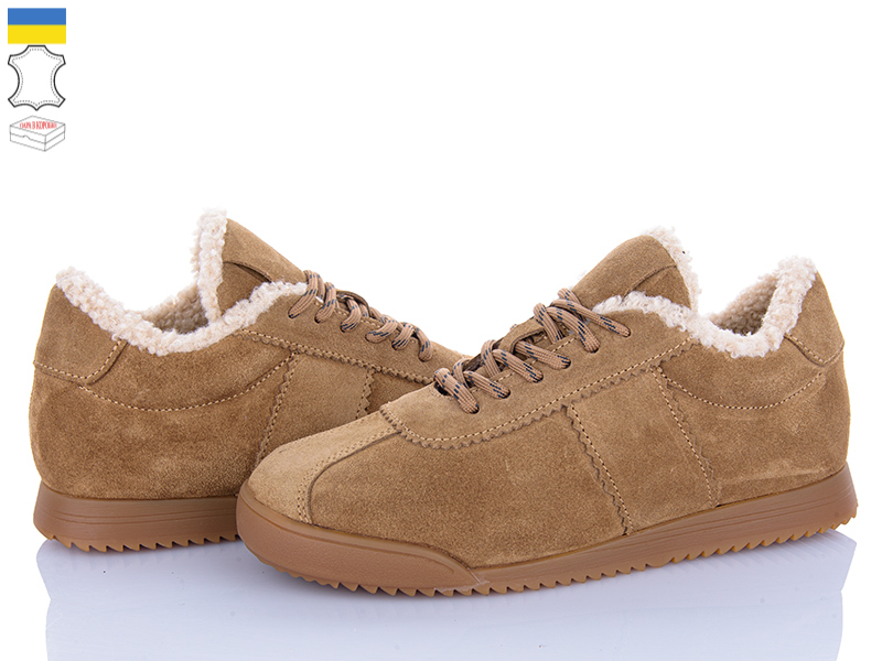 Кроссовки Viscala (36-41) Like 03VL рудий (зима)