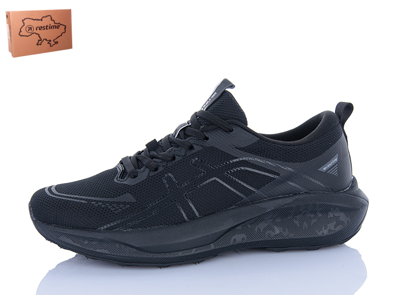 Кроссовки Restime (41-45) AML26711 black (деми)