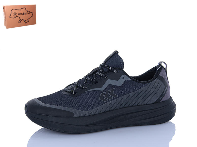 Кроссовки Restime (41-45) BML26723 black (деми)