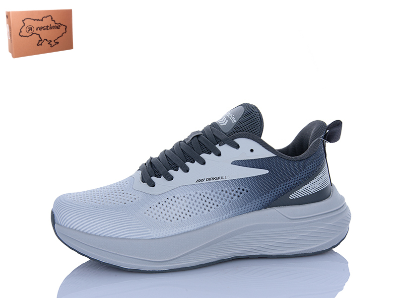 Кроссовки Restime (41-46) FML26771 grey (лето)