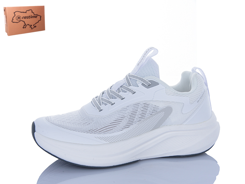 Кроссовки Restime (36-41) SWL26765 white (деми)