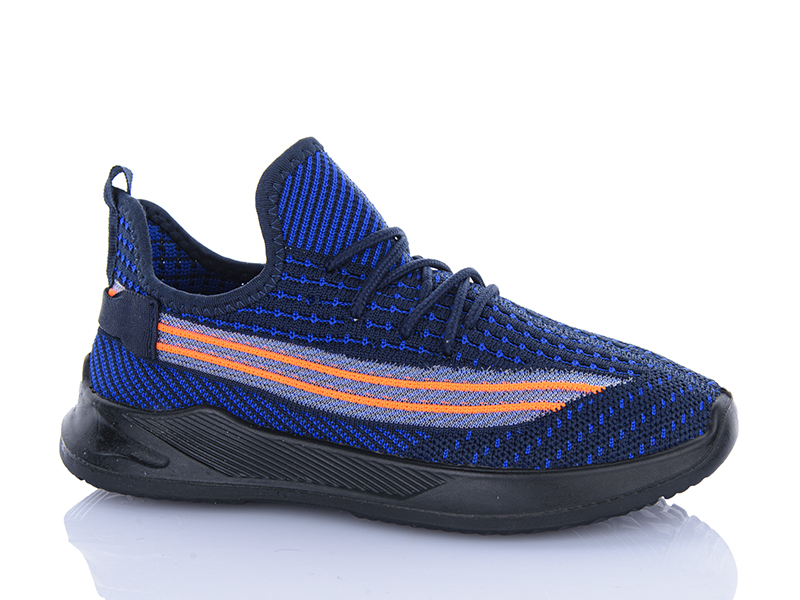 Кроссовки JIBUKANG (31-36) 03-1378 navy (лето)
