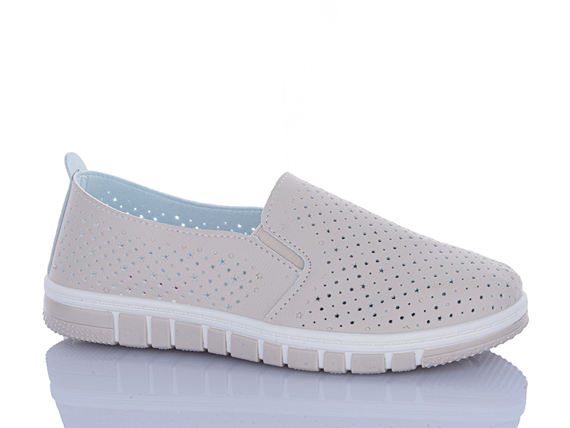 Слипоны QQ Shoes (37-41) L26-10 (лето)