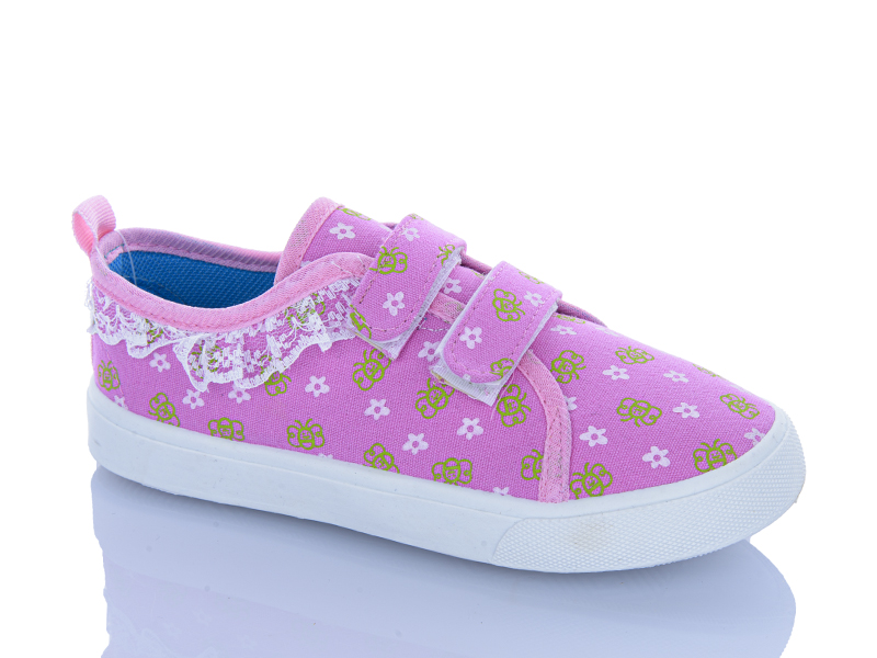 Кеды JIBUKANG (31-36) 01-1355 pink (деми)