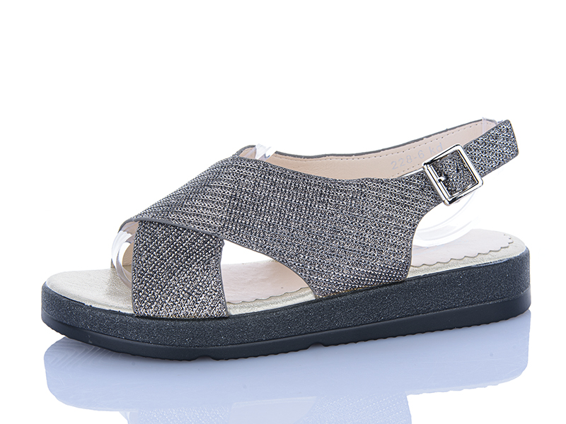 Босоножки JIBUKANG (36-41) A228-06 silver (лето)