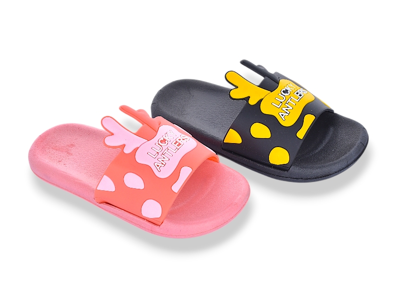 Шлепанцы Super Gear (24-29) 01-758 black-pink mix (лето)