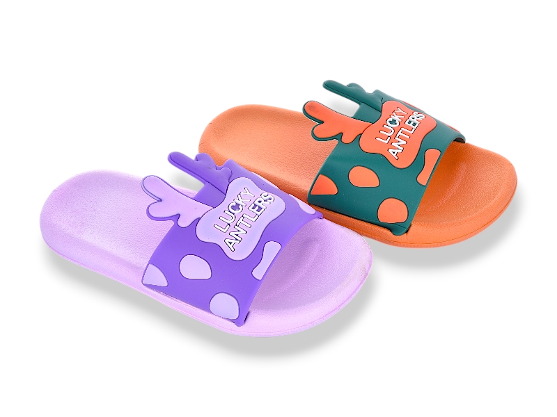 Шлепанцы Super Gear (24-29) 02-758 orange-lilac mix (лето)