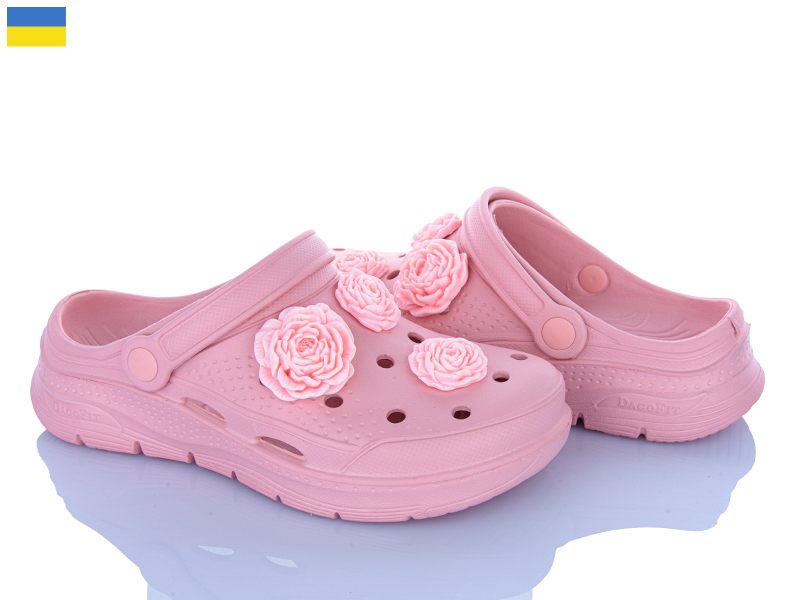 Кроксы Golden Lion (37-41) 411 пудра (лето)