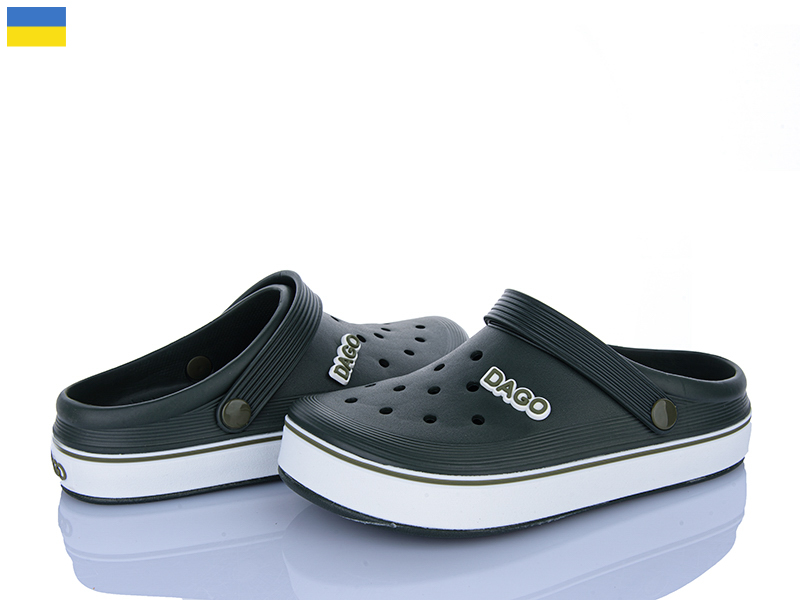 Кроксы Roks (37-41) 419 хакі (лето)