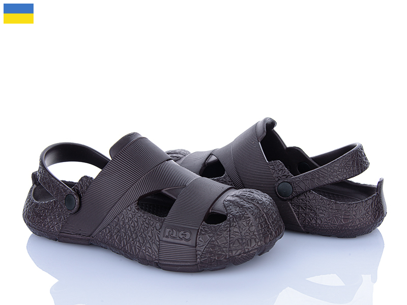 Кроксы Roks (41-46) 528 шоколад (лето)