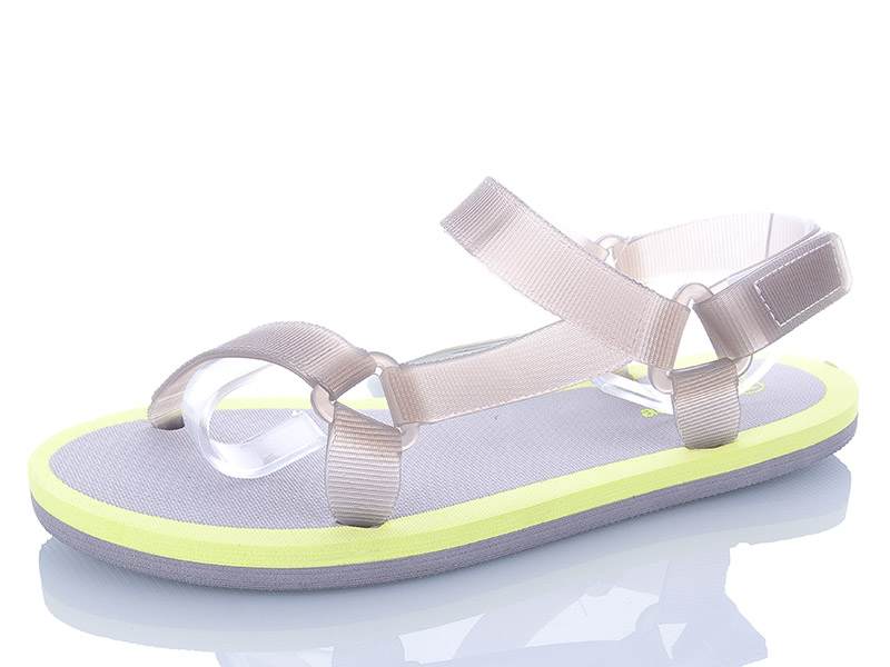 Босоножки Restime (36-41) TWL20911 l.grey-salat (лето)