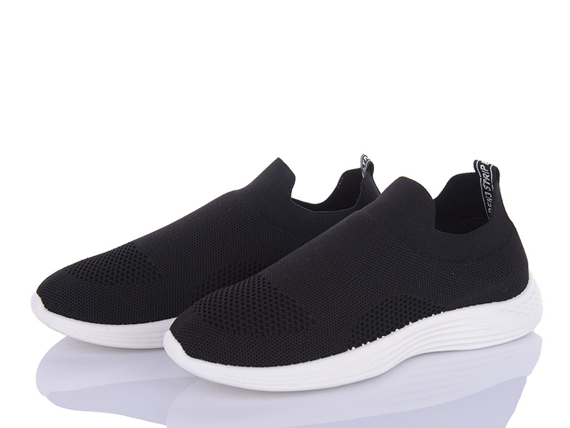 Кроссовки Violeta (36-41) 190-0-1 black (лето)
