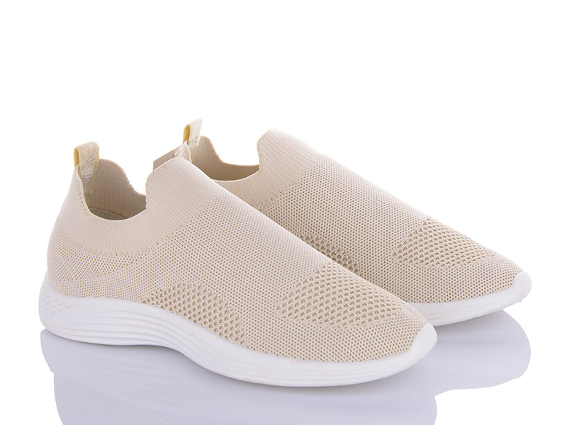 Кроссовки Violeta (36-41) 190-0-3 beige (лето)
