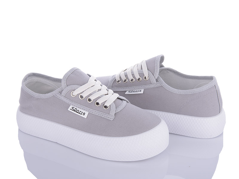 Кроссовки Violeta (36-41) 9-762 grey (лето)