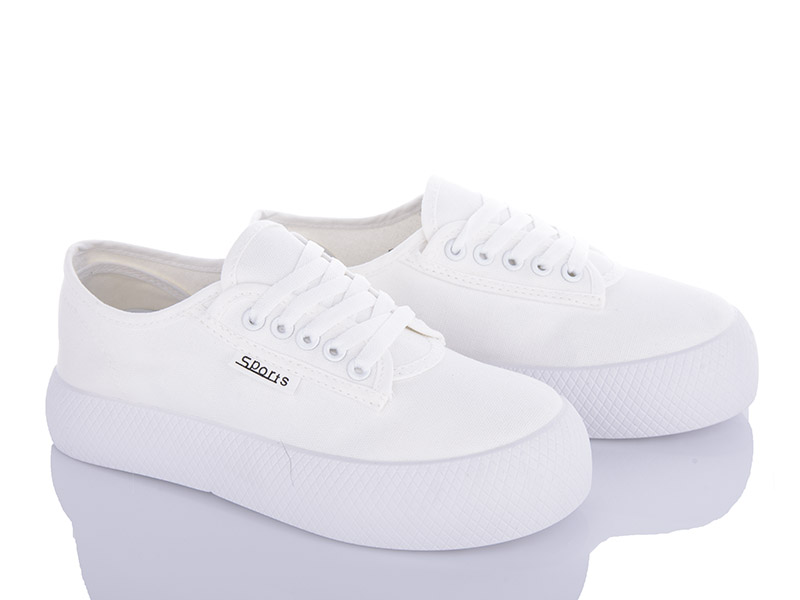 Кроссовки Violeta (36-41) 9-762 white (лето)