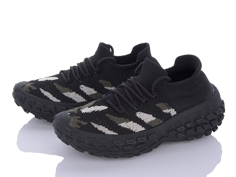 Кроссовки Violeta (36-41) 149-11-1 black (лето)
